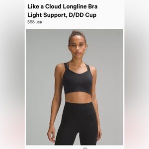 *NEW* Lululemon like a cloud longline bra